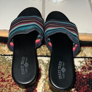 Serape  Platform Sandals